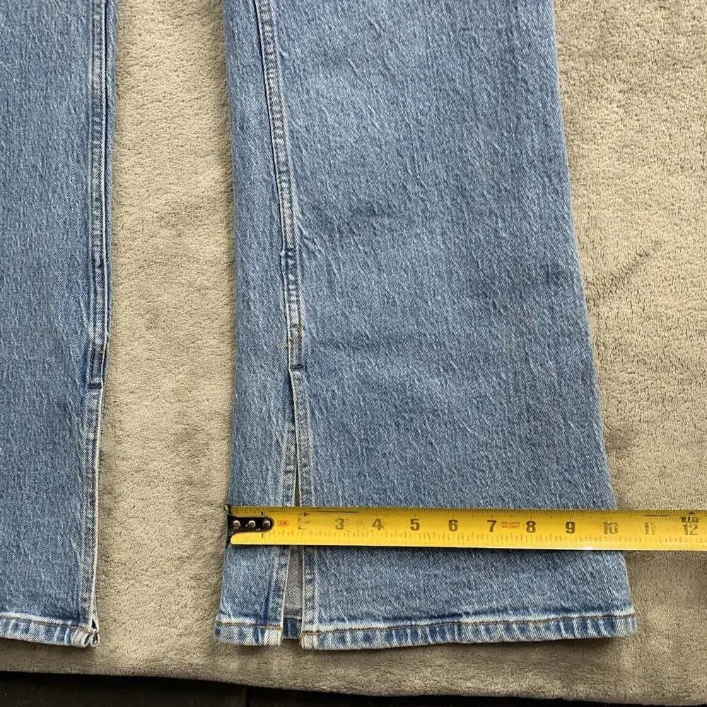 Abercrombie & Fitch The Vintage Flare High Rise Jeans 29/8R Curve Love Boho Y2K